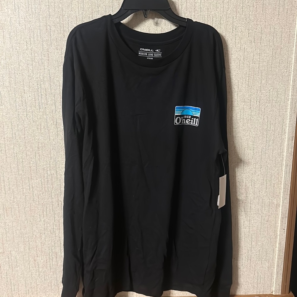 O’Neill Sun Down Long Sleeve Shirt: BLACK: NEW WITH TAGS: SIZE M